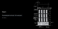 Architect Peter Mermans uit Antwerpen, KASTEELPLEINSTRAAT ANTWERPEN